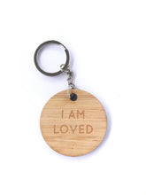 Load image into Gallery viewer, I AM LOVED keychains
