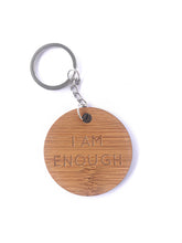 Load image into Gallery viewer, I AM ENOUGH keychains
