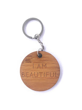 Load image into Gallery viewer, I AM BEAUTIFUL keychains
