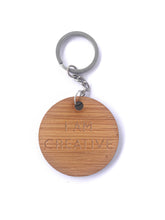 Load image into Gallery viewer, I AM CREATIVE keychains
