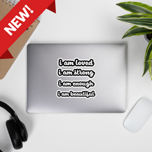 Load image into Gallery viewer, i am Sticker Pack - Black and White
